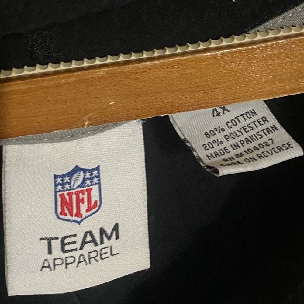 NFL Vintage RAIDERS FLEECE HOODIE - Picture 5 of 8